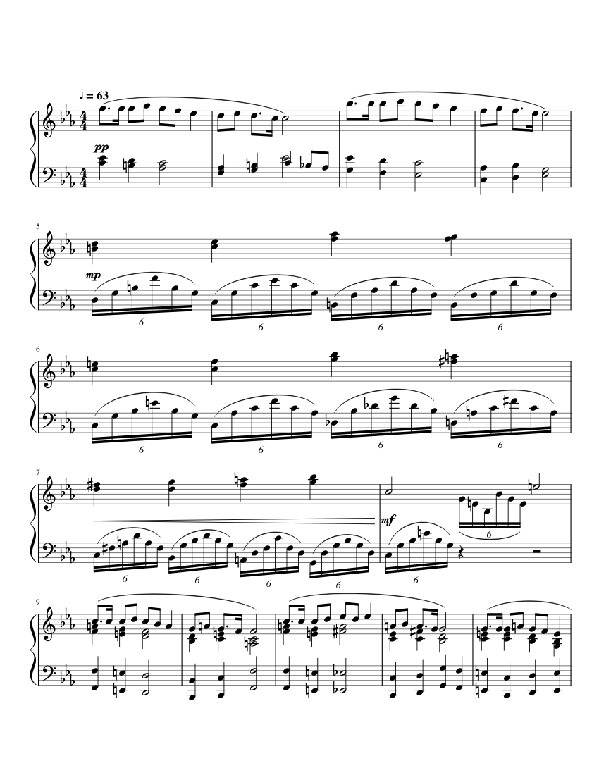 Isolation Music Notes Isolation Sheet Music for Piano (Solo) | MuseScore.com