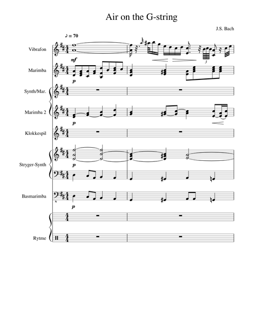 Air On The G-String - Bach