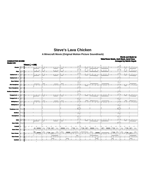 Steve's Lava Chicken - Jack Black