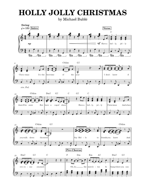 Holly Jolly Christmas - Michael Bublé