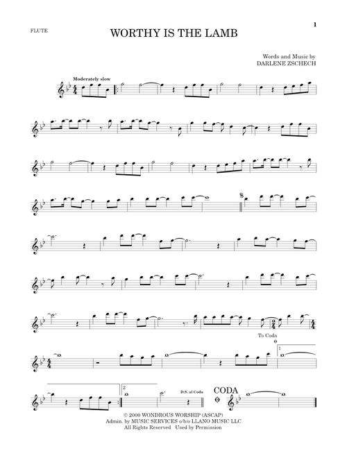 Worthy Is The Lamb - Hillsong Worship (Flute Solo)