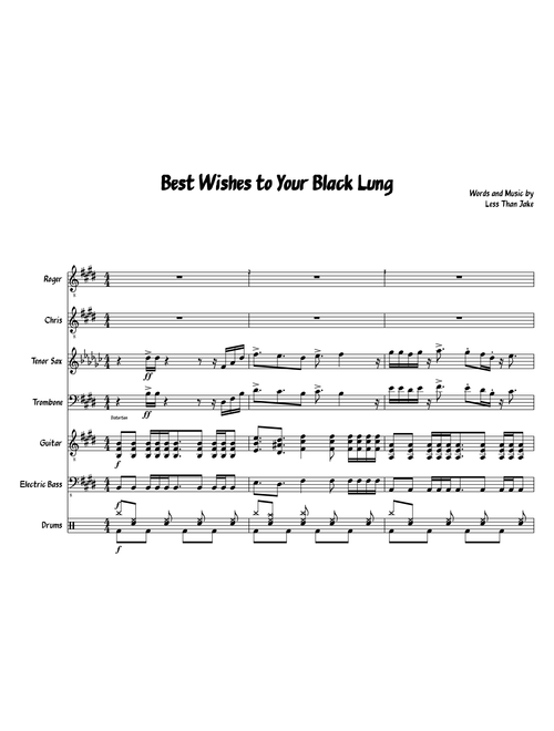 Best Wishes to Your Black Lung - Less Than Jake
