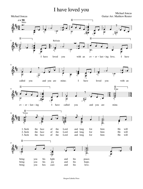 Michael joncas - i have loved you – Misc Praise Songs