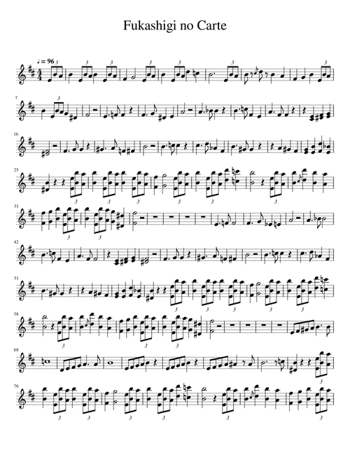 Bunny Girl Senpai ED clarinet solo