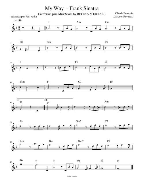 My Way Frank Sinatra
