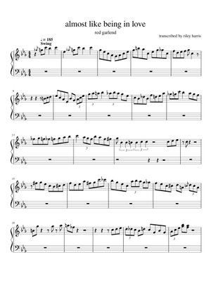 Almost Like Being In Love Sheet Music for Piano, Trombone