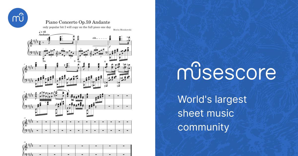 オフコース・ピアノ全曲集/Complete Works of Piano Piano Concerto, Op.59 – Moritz Moszkowski Sheet Music for Piano