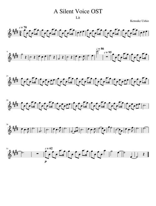 A Silent Voice OST - Lit
