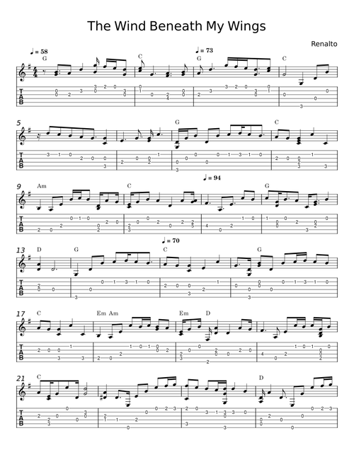 The Wind Beneath My Wings - Larry Henley