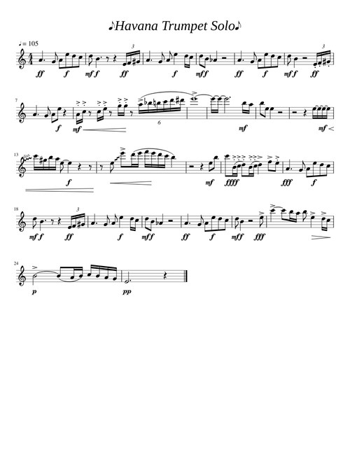 Havana Trumpet Solo