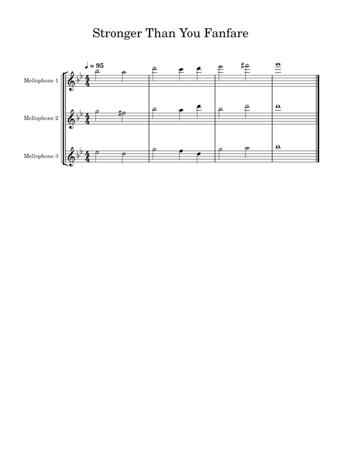 Stronger Than You Fanfare