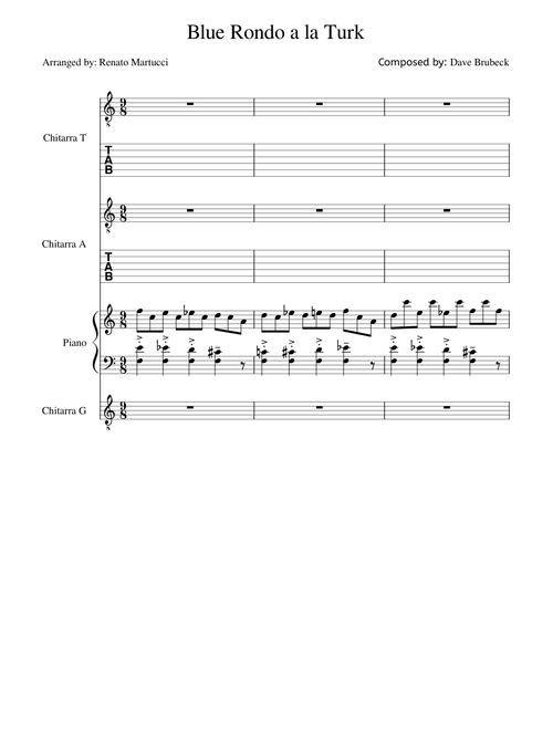 Blue Rondo a la Turk - corto