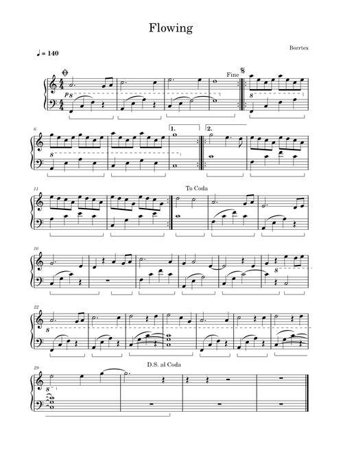 Flowing – Borrtex