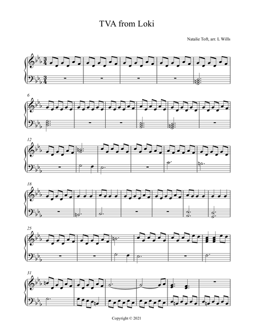 Tva (Arr. Lydia Wills) - NATALIE HOLT (Instrumental Solo)
