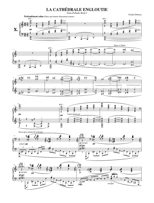 Claude Debussy: La cathédrale engloutie (The Submerged Cathedral)