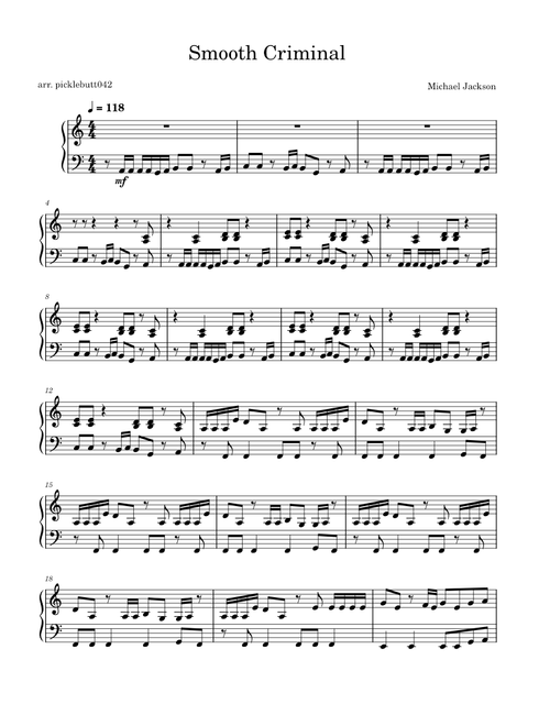Smooth criminal – Michael Jackson