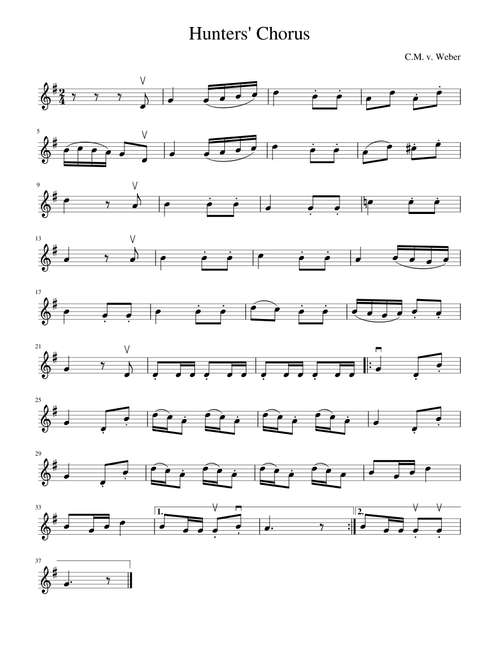 Hunters' Chorus