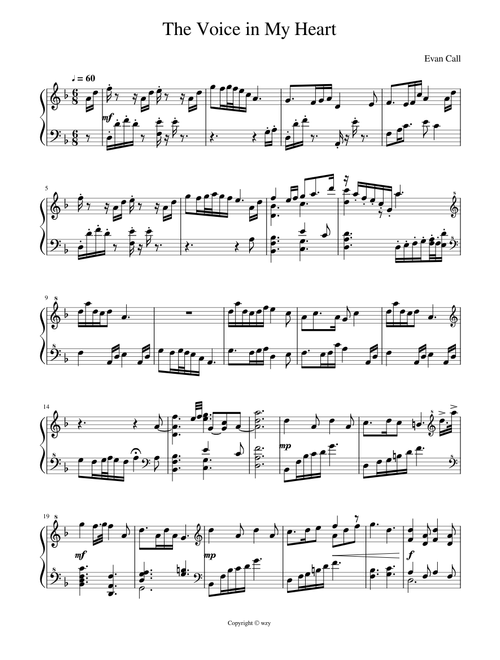 Violet Evergarden - The Voice in My Heart (Piano Solo)
