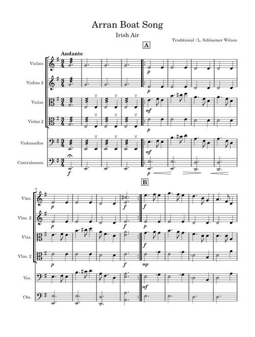 Arran Boat Song- Traditional/Lauren Schloemer Wilson