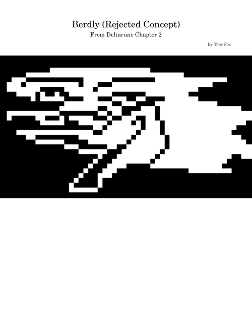 Berdly (Rejected Concept) – Toby Fox | Deltarune Chapter 2 OST