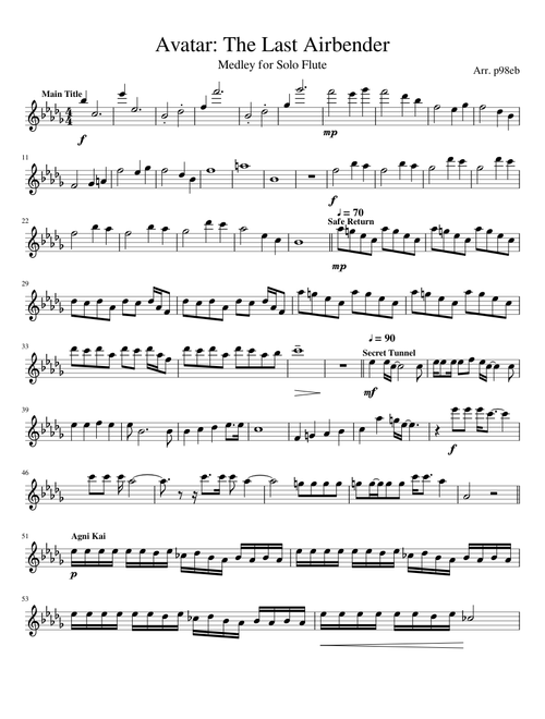 Avatar: The Last Airbender Flute Solo 