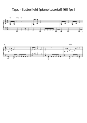 Taps Sheet Music for Trombone, Tuba (Brass Duet) | MuseScore.com