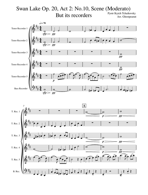 Swan Lake (ballet), Op.20 – Pyotr Ilyich Tchaikovsky