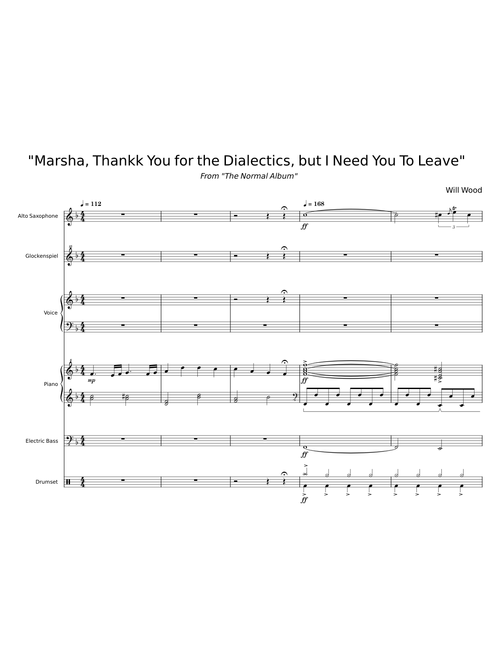 Marsha, Thankk You for the Dialectics, but I Need You to Leave - Will Wood and the Tapeworms