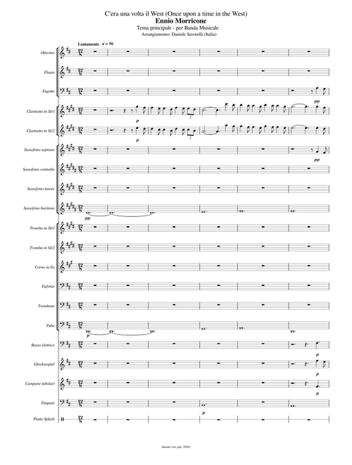 Once upon a time in the west – Ennio Morricone