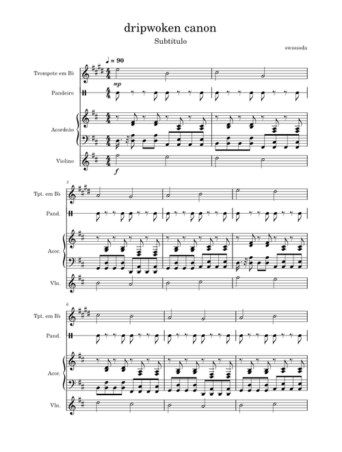 Canon Variation in D – Johann Pachebel Canon band