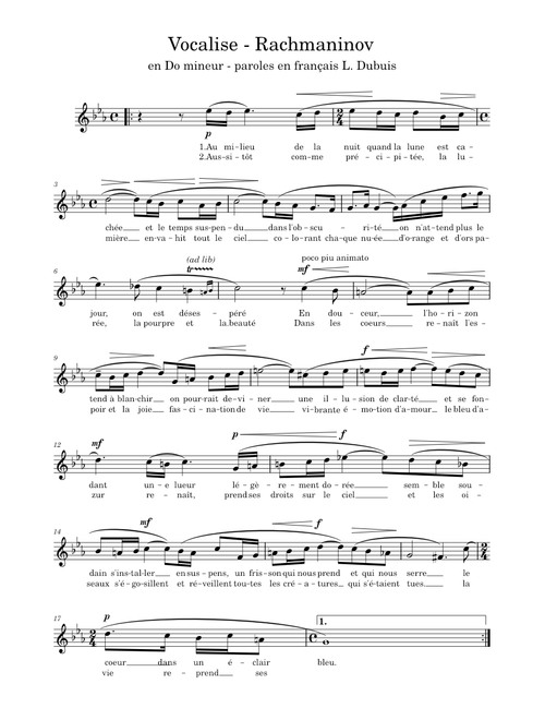 Vocalise_Op._34_No._14 – Sergei Rachmaninoff - lyrics added
