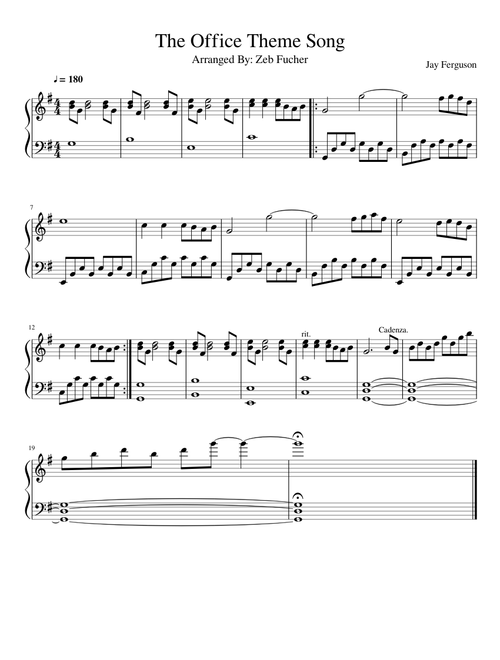 The Office Theme Song