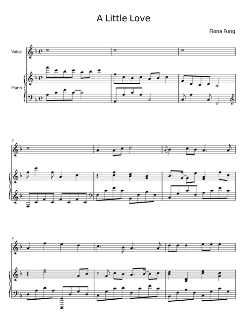 A little love - Fiona Fung