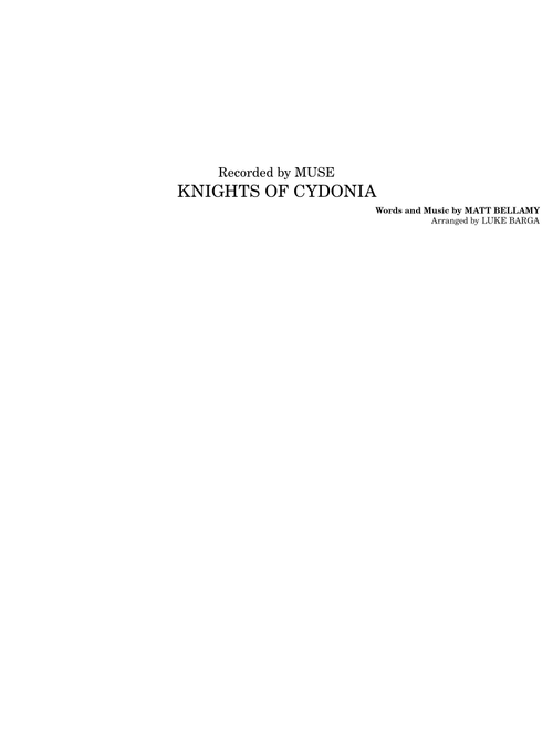 Knights of Cydonia – Muse (Marching Band)