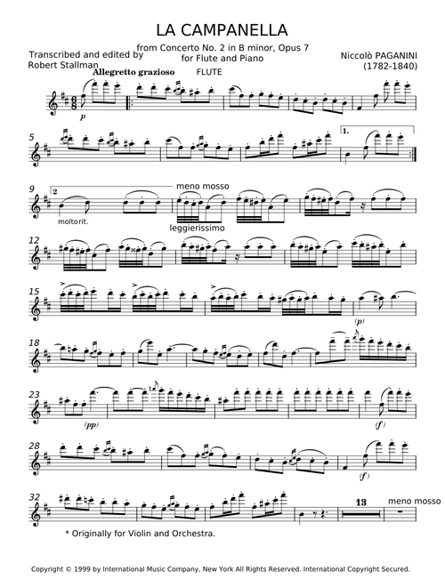 La Campanella - Niccolò Paganini