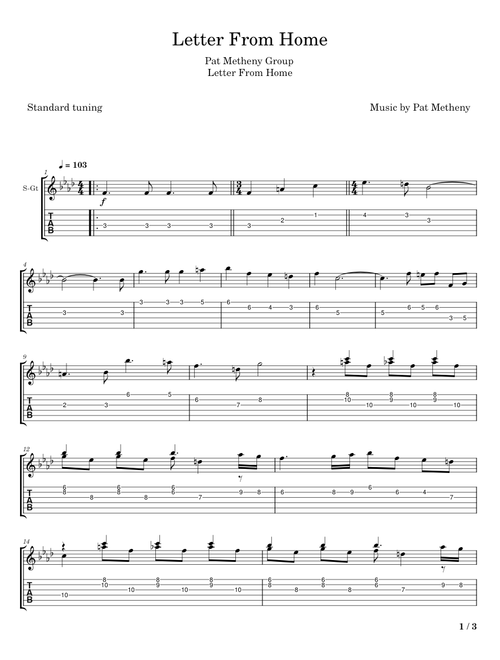 Letter from home - Pat Metheny