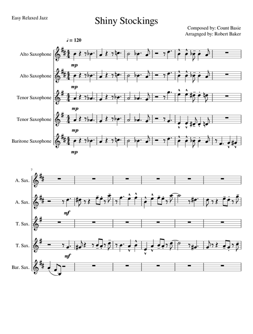 Shiny Stockings Sax Quintet