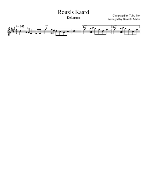 Rouxls Kaard - Violin Solo