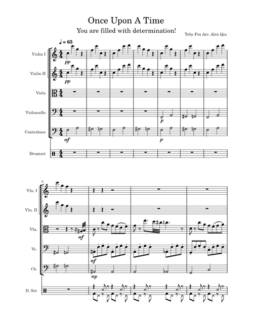 Once Upon A Time – Toby Fox for string orchestra