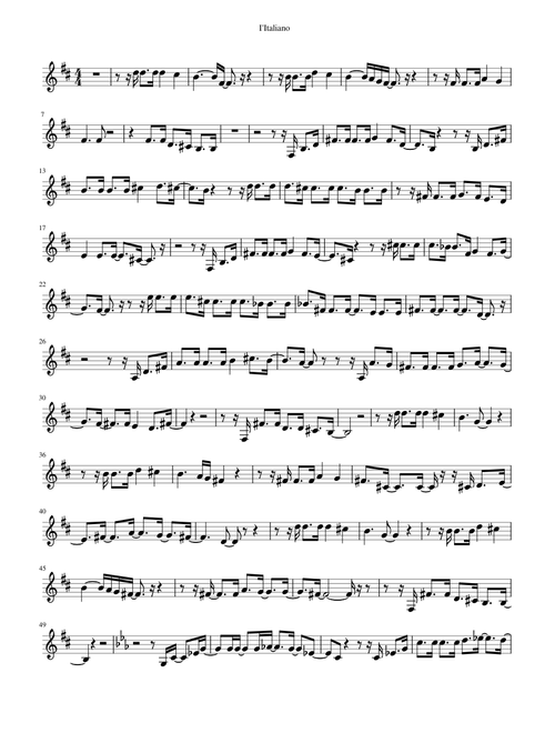 L'italiano Trumpet Bb