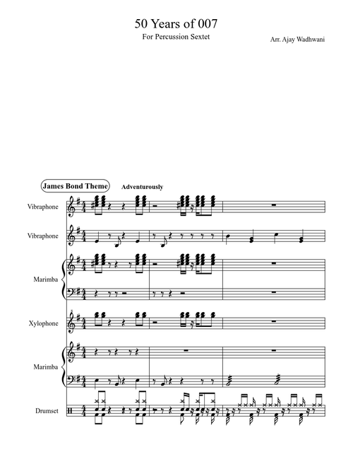 James Bond Percussion Sextet