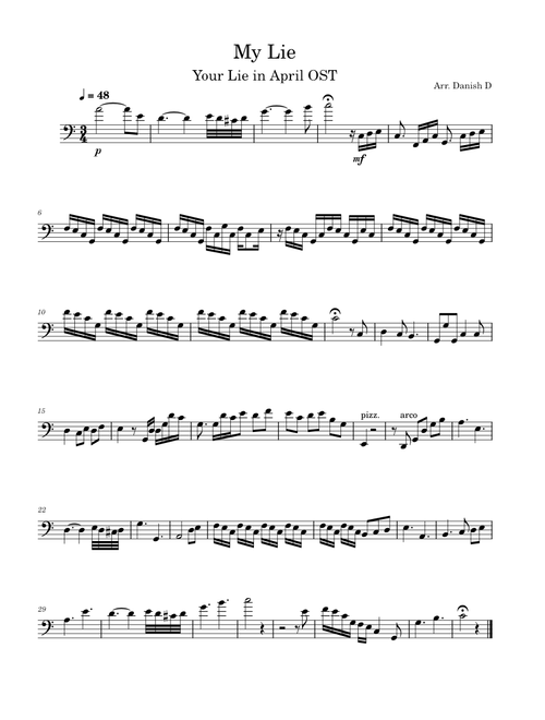 My Lie (Cello Solo)