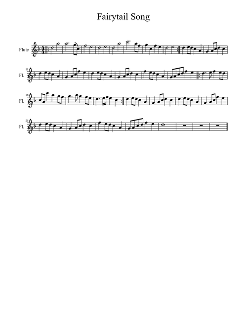 Fairytail Flute
