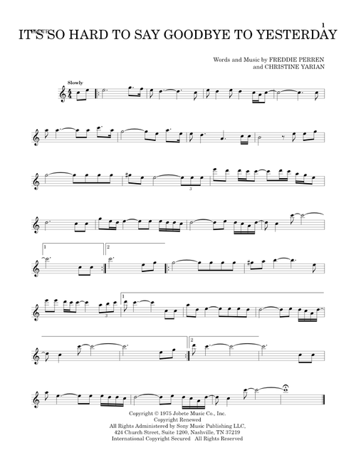It's So Hard To Say Goodbye To Yesterday - Boyz II Men (Flute Solo)