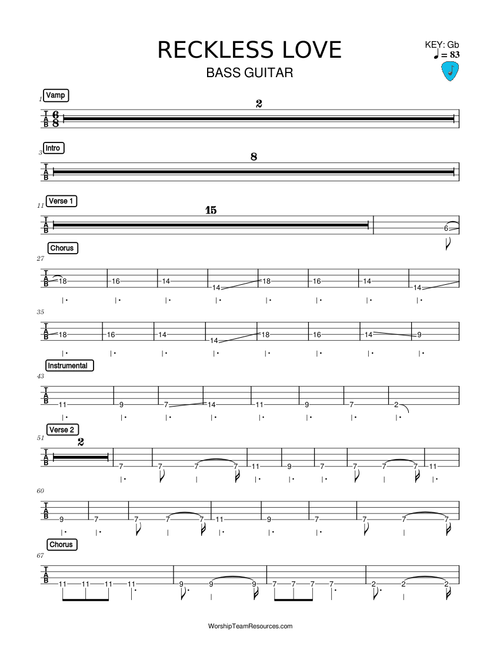 Reckless love – Cory Asbury