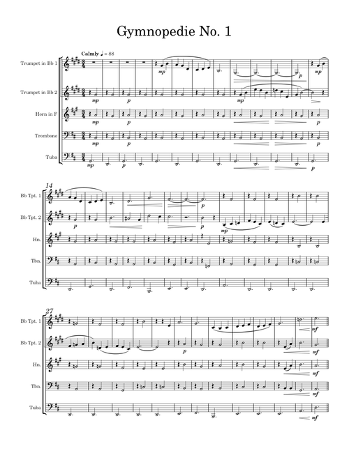 Gymnopédie No.1 – Erik Satie
