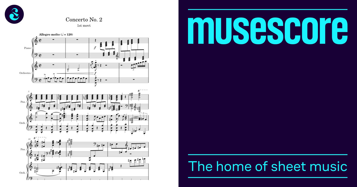 N. Kapustin - Concerto No 2, 1st movt. (arr. for 2 pianos) Sheet