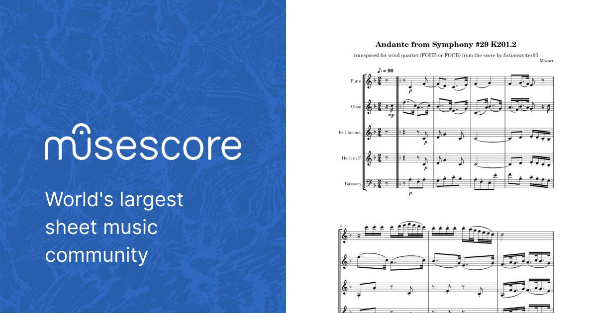 Symphony No.29 in A major, K.201/186a – Wolfgang Amadeus
