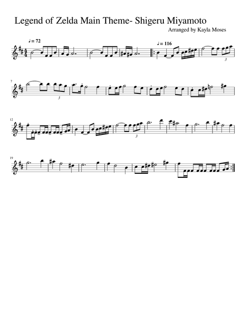 Legend of Zelda - Main Theme