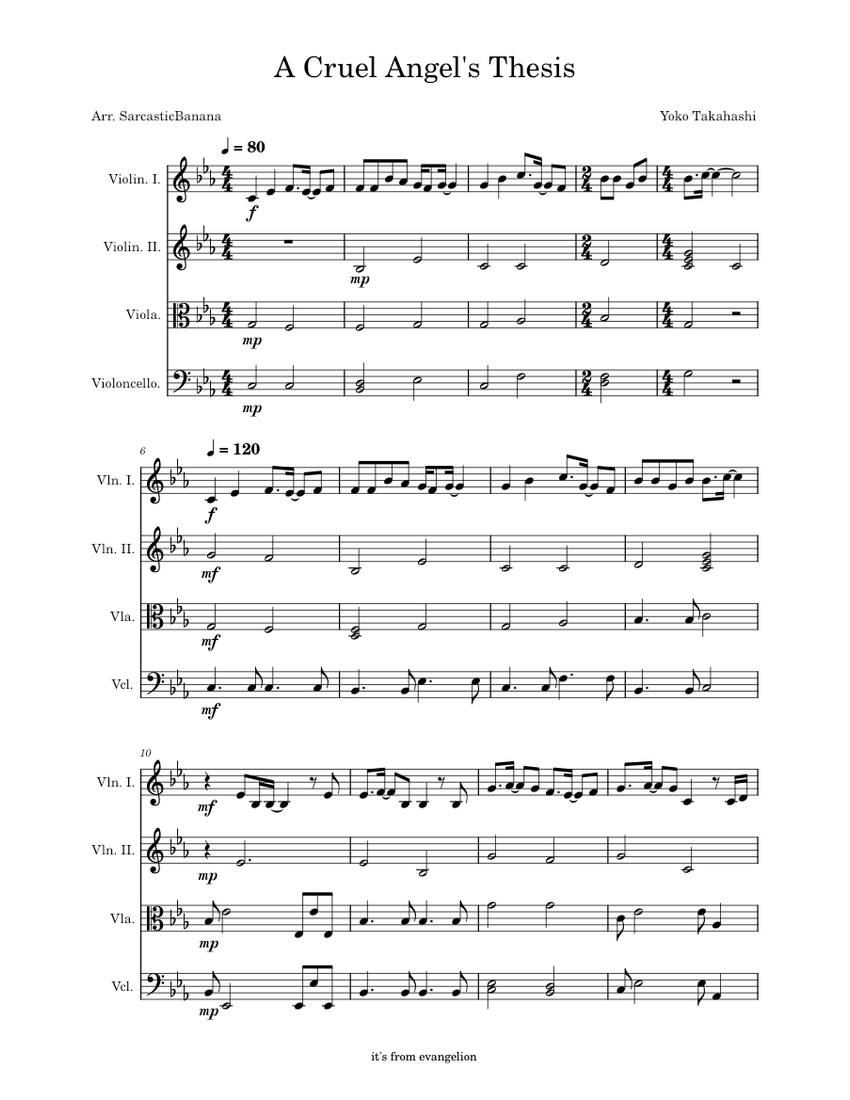 A Cruel Angel's Thesis Neko Oikawa, Toshiyuki O'mori for String